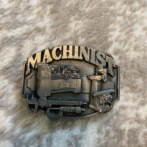 Machinist belt buckle